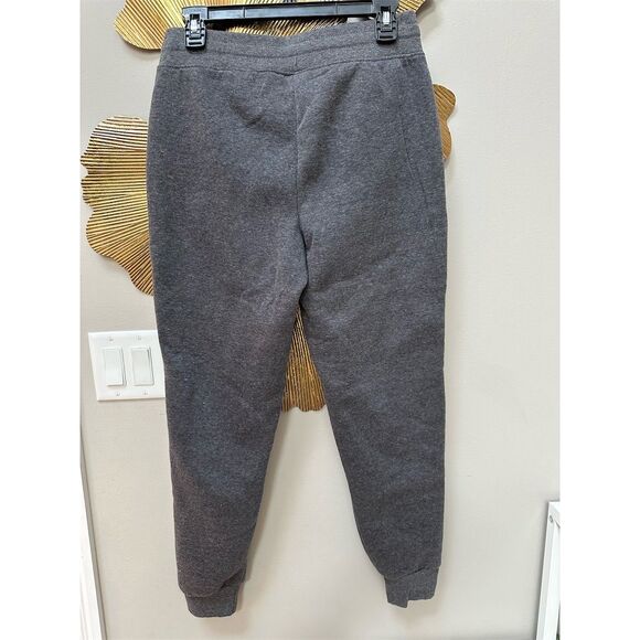 Bebe Women's Gray Jogger Pants S Sequin Logo Casual Elastic Waistband - Picture 5 of 5